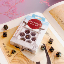 Japanese Deep Night Firefly Dice Set