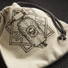 Dwarven Dice Bag (Sand and Black)