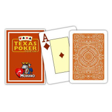Modiano Texas Poker Hold Em Jumbo Index Playing Cards (Brown)