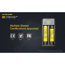Nitecore UI2 Portable Dual-slot USB Battery Charger