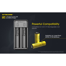 Nitecore UI2 Portable Dual-slot USB Battery Charger