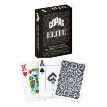 Copag 1546 Elite Poker Size - Jumbo Index Žaidimų Kortos (Juodos)