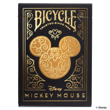 Bicycle Disney Mickey Mouse Cards (Black and Gold)