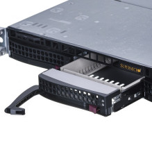 Server Case - Supermicro 813MFTQC-350CB2 Rack 1U Black