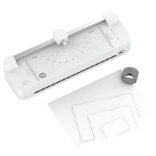 Laminator - HP ONELAM COMBO A3, 400 mm / min, integrated cutter, 15 pouches, White
