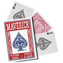 Bicycle Maverick Standard Index Playing Cards (Red)