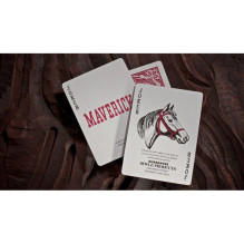 Bicycle Maverick Standard Index Playing Cards (Red)