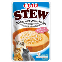 Cat Treats - INABA Ciao Stew with Chicken and Mussels 40g Grain Free