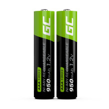 Rechargeable Battery - Green Cell GR07 AAA NiMH 950mAh