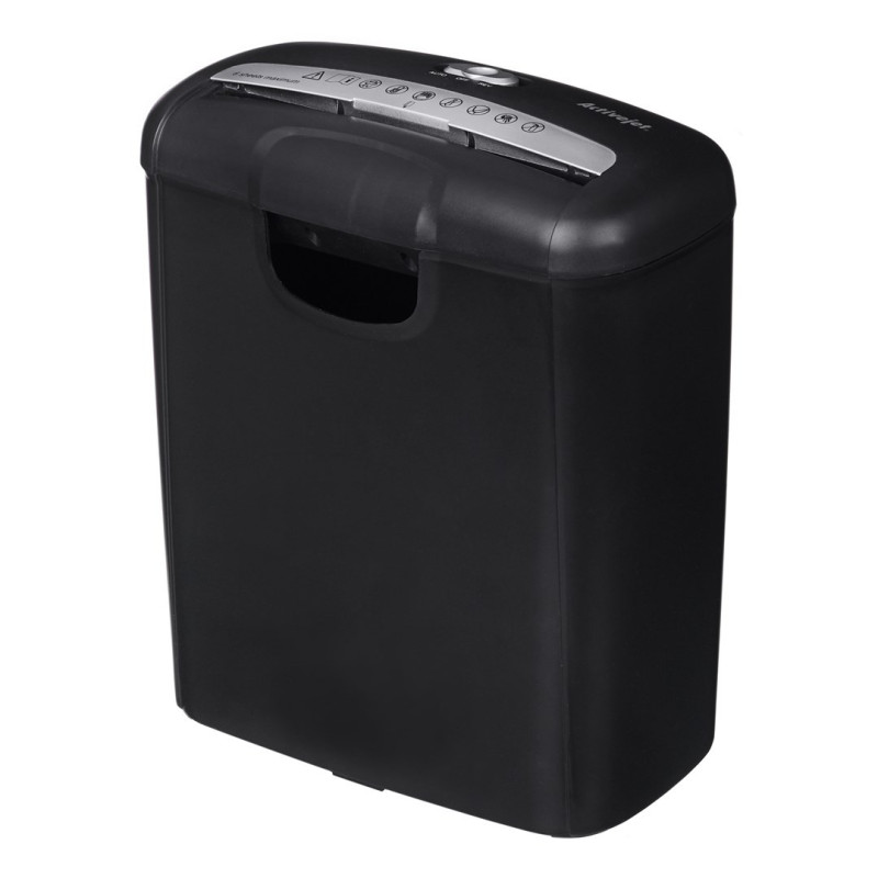 Paper Shredder - Activejet ASH-0601S, P-1, 10L, 6 sheets, 3000 mm/min, black