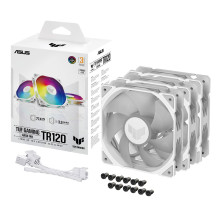 Computer Case Cooler - ASUS TUF GAMING TR120 ARGB 3x12cm Fans 77.4 CFM White