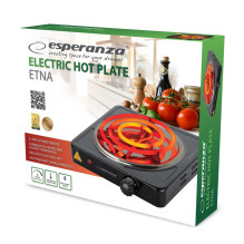Hob - Esperanza EKH012K 1 Zone 21cm 1000W Black