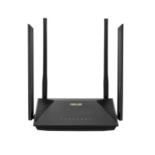 Belaidis Maršrutizatorius - ASUS RT-AX53U Dviejų Juostų Gigabit Ethernet Wi-Fi 6 Juodas