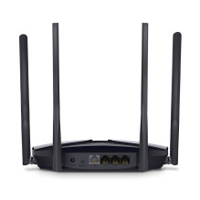 Wireless Router - Mercusys MR70X, Gigabit Ethernet, Dual Band (2.4 GHz / 5 GHz) Black