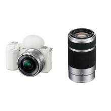 Sony ZV-E10 + 16-50mm OSS + 55-210mm OSS (White)