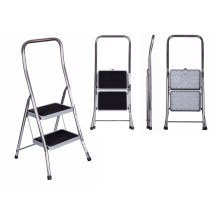 Folding Step Ladder - Toppy XL Silver