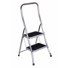 Folding Step Ladder - Toppy XL Silver