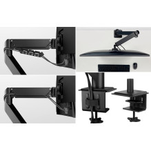 ARCTIC X1-3D 40"-43" monitoriaus spyruoklinis laikiklis