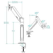 ARCTIC X1-3D 40'-43' monitor spring mount