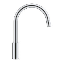 Kitchen Faucet - GROHE Baucurve Single Lever with Pull-out Spout and 360° Swivel Chrome