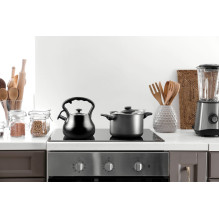 Elektrinis Virdulys - PROMIS 3L Nerūdijančio Plieno Čirškintojas, Matinė Juoda