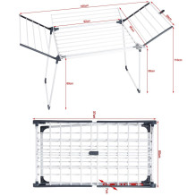 Clothes Dryer - PROMIS MILANO Pull-out 4 Wings 880mm Depth White
