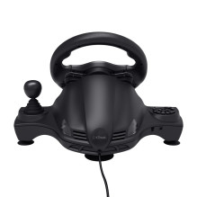 Gaming Steering Wheel - Trust GXT 289 Movi USB with Pedals for Nintendo Switch, PlayStation 4, Xbox Series X Black