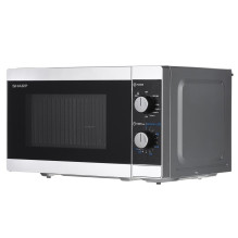 Microwave Oven - Sharp YC-MG01E-S 20 L 800 W with grill 1000 W black, gray