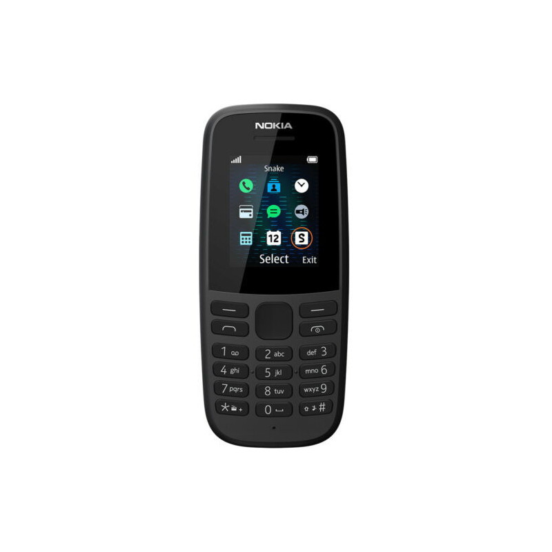 Mobile Phone - NOKIA 105 TA-1174 Dual SIM 1.77' Screen FM Radio Black