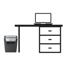 Paper Shredder - Rexel Momentum X312 Black / Grey