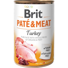 Wet Dog Food - BRIT Pate Meat With Turkey 400g