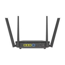 Wireless Router - ASUS RT-AX52 AX1800 AiMesh Dual Band Gigabit Ethernet Wi-Fi 6 Black