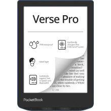 E-knygų Skaityklė - PocketBook Verse Pro, 16 GB, Wi-Fi, Juoda, Mėlyna