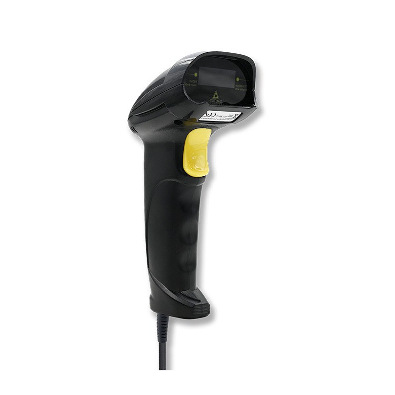 Laser Scanner - Qoltec 50876 1D USB Black