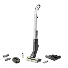 Vacuum Cleaner - Kärcher FC 4-4 Bagless Wet and Dry Cleaning 30min Run Time Black, Grey
