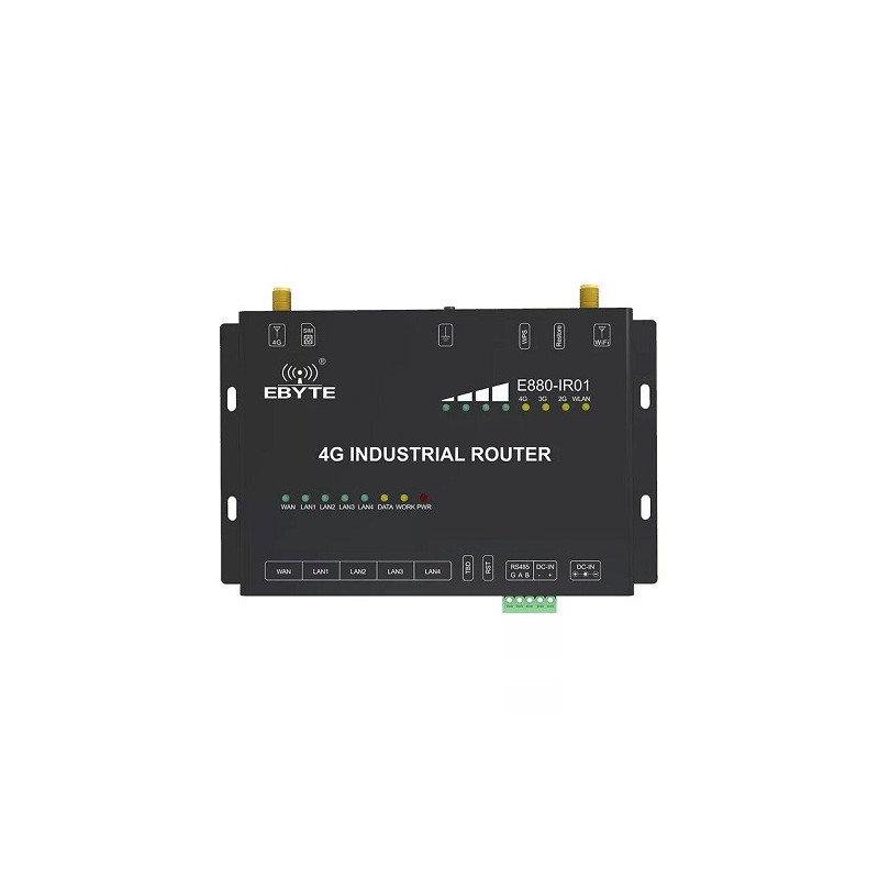 Pramoninis Maršrutizatorius - 4G / LTE Mobilus Maršrutizatorius 150Mbps RS485 4 LAN 1 WAN -40 iki 70°C