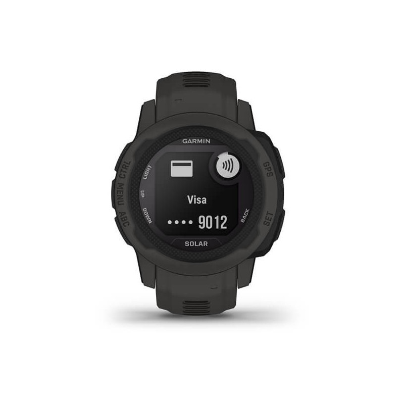 Išmanusis Laikrodis - Garmin Instinct 2S Solar 40 mm Skaitmeninis 156 x 156 pikselių GPS Grafitas