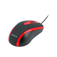 Gaming Mouse - Havit HV-MS753 Ergonomic Optical USB Type A Black / Red