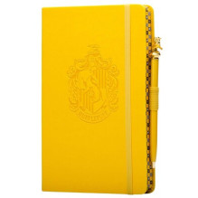 Portable Notepad - Insight Editions Hufflepuff Classic Vegan Leather 184 Pages with Pen