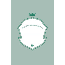 Notebook - Slytherin Classic Vegan Leather Notepad with 184 Pages and Pen