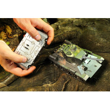 Model Tank - T-34 Stainless Steel 351 Parts Remote Control 360° Turret Rotation