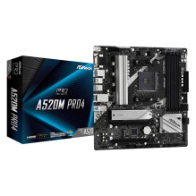 Motininė Plokštė - Asrock A520M Pro4 Micro ATX