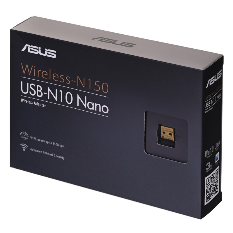USB Adapteris - ASUS USB-N10 Nano WLAN 150 Mbit / s