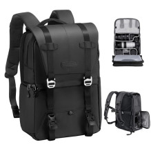 Photo Backpack - KF Concept Urban Wander 20L, Holds Camera, Lens, Laptop, Drone, Black