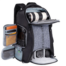 Camera Backpack - KF Concept 25L Waterproof 840D Nylon Padded Laptop Pocket