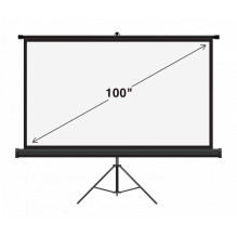 Projector Screen - Camrock Matte W 100 100' 16:9 Manual Retractable