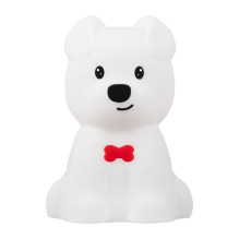 Night Light - Red Leaf Funny Dog Silicone LED Lamp 1200 mAh Remote Control