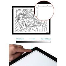 Meno Priemonės - Huion A3 LED Šviesos Padas su Reguliuojamu Ryškumu ir USB Maitinimu