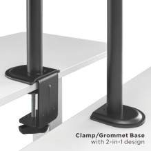 Triple 17'-27' monitor mount