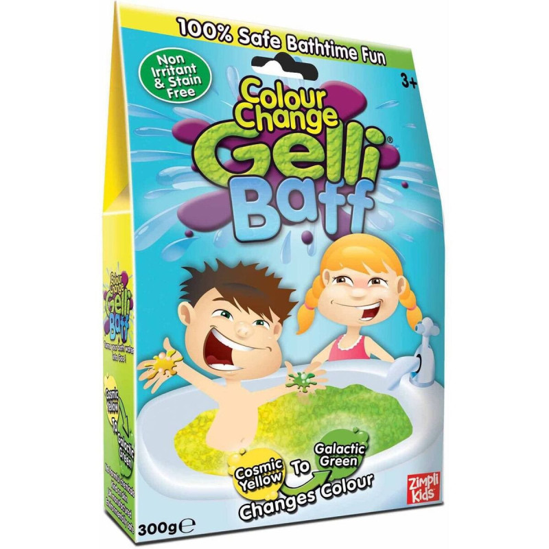 Bath Product - Gelli Baff Cosmic Yellow to Galactic Green 300g